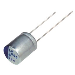 5 pcs - Nichicon 270μF Through Hole Polymer Capacitor, 16V dc