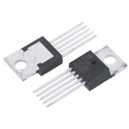 2 pcs - Microchip Temperature Sensor, Driver Output, Through Hole Mount, Analogue, ±5°C, 5 Pins