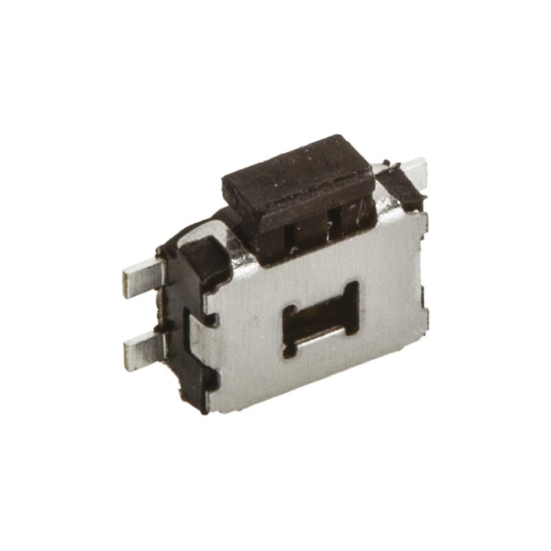1 pcs - Black Tactile Switch, SPST 50 mA @ 12 V dc 2.6mm Surface Mount