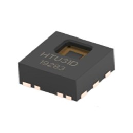 2 pcs - TE Connectivity HTU31D Series Temperature & Humidity Sensor, Digital Output, Surface Mount, I2C, ±2%RH, 6 Pins