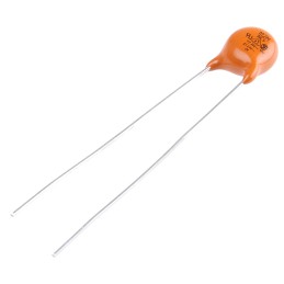5 pcs - Vishay Single Layer Ceramic Capacitor (SLCC) 1nF 250V ac ±20% Y5U Dielectric, 30LV, Through Hole +125°C Max Op. Temp.
