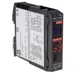 1 pcs - RS PRO DIN Rail PID Temperature Controller, 22.5 x 110mm 3 Input, 2 Output Changeover Relay, Relay, 100 - 240 V