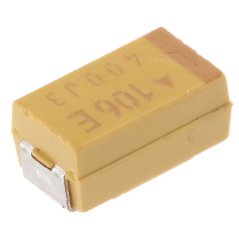 5 pcs - KYOCERA AVX 10μF MnO2 Tantalum Capacitor 25V dc, TPS Series