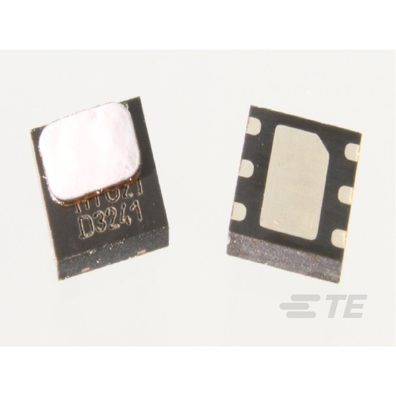 2 pcs - TE Connectivity Temperature & Humidity Sensor, Digital Output, Surface Mount, I2C, ±0.3 °C, ±2%RH, 6 Pins