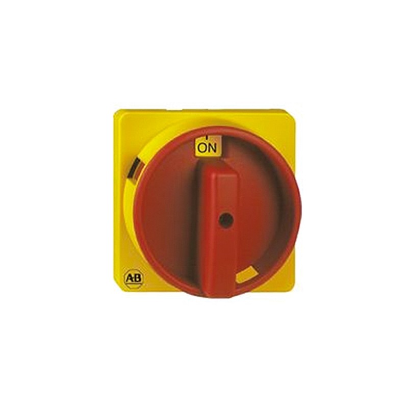 1 pcs - Allen Bradley Red/Yellow Rotary Handle