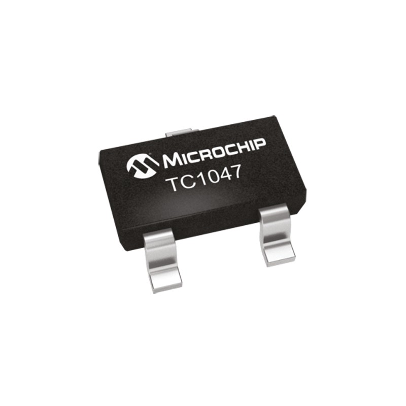 20 pcs - Microchip Voltage Temperature Sensor, Voltage Output, Surface Mount, Analogue, ±2°C, 3 Pins