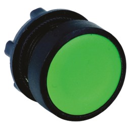 1 pcs - Schneider Electric Harmony XB5 Series Green Maintained Push Button Head, 22mm Cutout, IP66, IP69K