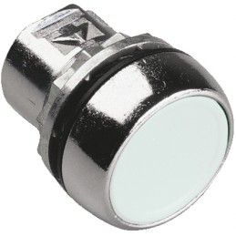 1 pcs - Allen Bradley 800F Series White Momentary Push Button Head, 22mm Cutout, IP65