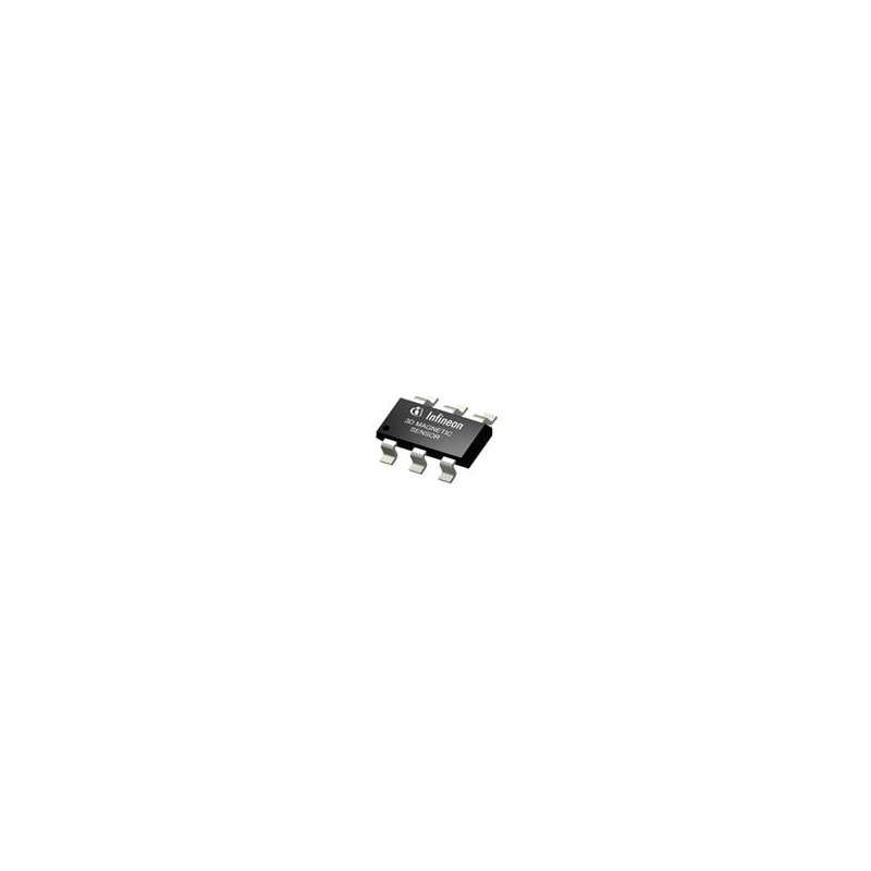 10 pcs : TLE493DW2B6A0HTSA1 - Board Mount Hall Effect/Magnetic Sensors POSITION SENS ATV
