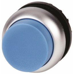 1 pcs - Eaton RMQ Titan M22 Series Blue Momentary Push Button Head, 22mm Cutout, IP69K