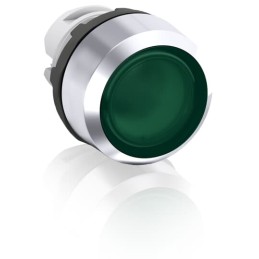 1 pcs - ABB MP2 Series Green Maintained Push Button Head, 22.5mm Cutout