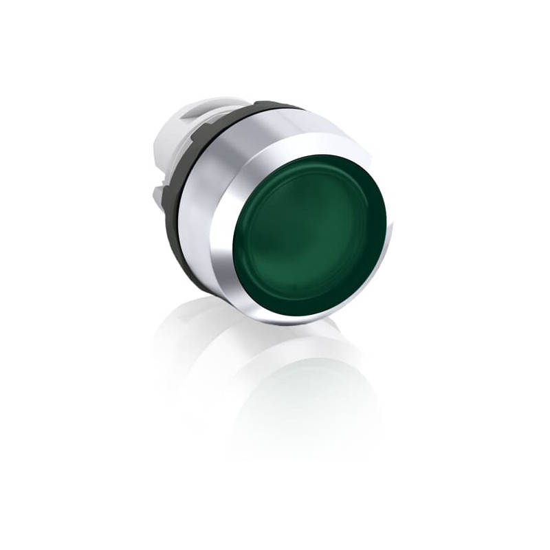1 pcs - ABB MP2 Series Green Maintained Push Button Head, 22.5mm Cutout