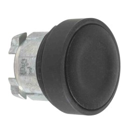 1 pcs - Schneider Electric Harmony XB4 Series Black Momentary Push Button Head, 22mm Cutout