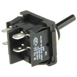 1 pcs - Marquardt Toggle Switch, Panel Mount, On-Off, DPST, Tab Terminal