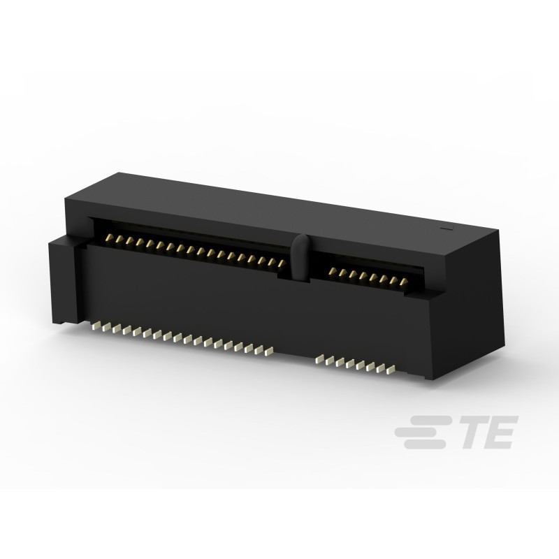 400 pcs - TE Connectivity mini PCI-E Series Female Edge Connector, 52-Contacts, 0.8mm Pitch, 1-Row