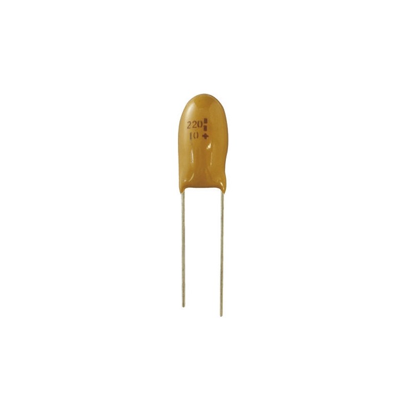 5 pcs - TANCAP TECHNOLOGY 100μF Electrolytic Tantalum Capacitor 6.3V dc, TBM Series