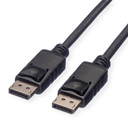 1 pcs - Roline Male DisplayPort to Male DisplayPort Display Port Cable, 4096 x 2560, 1m