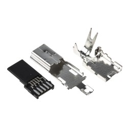 5 pcs - Hirose Straight, Cable Mount, Plug Type B 2.0 USB Connector