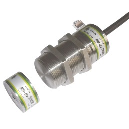 1 pcs - IDEM RM-Ex Series Magnetic Non-Contact Safety Switch, 250V ac/dc, 316 Stainless Steel Housing, 2NC, 10m Cable