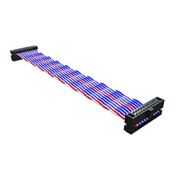 1 pcs - Samtec FFTP Series Flat Ribbon Cable, 5-Way, 1.27mm Pitch, 460mm Length, Tiger Eye IDC to Tiger Eye IDC