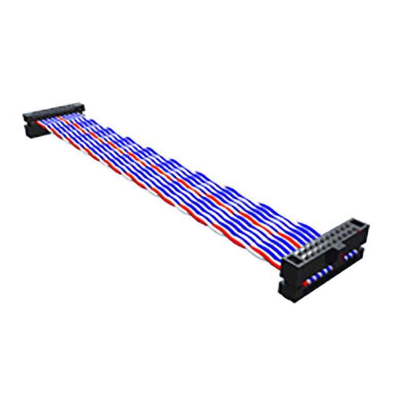 1 pcs - Samtec FFTP Series Flat Ribbon Cable, 5-Way, 1.27mm Pitch, 460mm Length, Tiger Eye IDC to Tiger Eye IDC