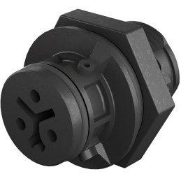 5 pcs - Wieland RST 08i2/3 Series Female Connector, 3-Pole, Female, Panel Mount, 8A, IP66, IP68, IP69