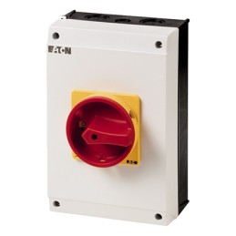 1 pcs - Eaton 6P Pole Surface Mount Isolator Switch - 63A Maximum Current, 22kW Power Rating, IP65