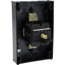 1 pcs - Eaton 6P Pole Surface Mount Isolator Switch - 63A Maximum Current, 22kW Power Rating, IP65