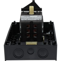 1 pcs - Eaton 6P Pole Surface Mount Isolator Switch - 63A Maximum Current, 22kW Power Rating, IP65