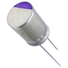 5 pcs - Panasonic 560μF Through Hole Polymer Capacitor, 16V dc