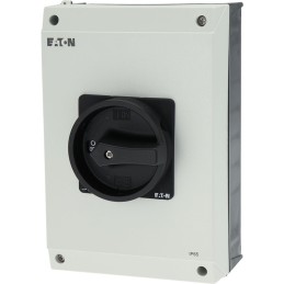 1 pcs - Eaton 3P Pole Surface Mount Isolator Switch - 100A Maximum Current, 65kW Power Rating, IP65