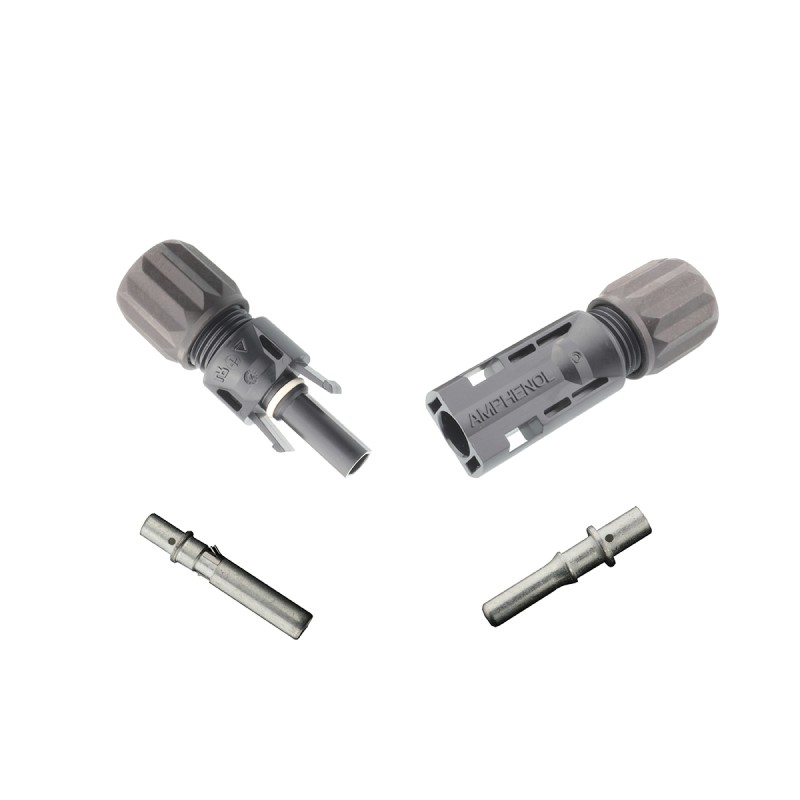 5 pcs - Amphenol Industrial H4 Series, Female, Cable Mount Solar Connector