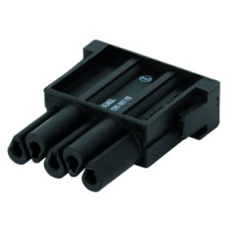 5 pcs - Amphenol Industrial Heavy Duty Power Connector Module, 16A, Female, C146 Series, 5 Contacts