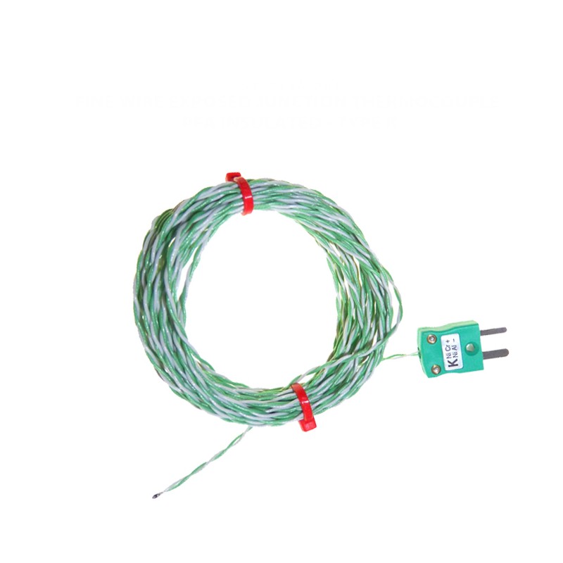 25 pcs - RS PRO Type K Thermocouple 5m Length, 1/0.315mm Diameter, -75°C - +250°C