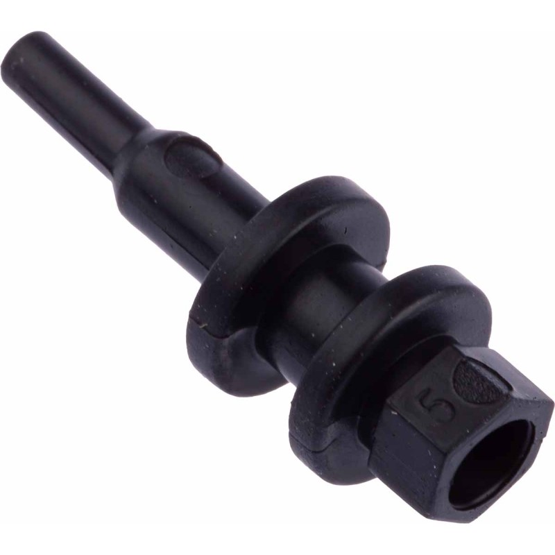 25 pcs - RS PRO Black Rubber Cable Grommet for 1 - 3mm Cable Dia.