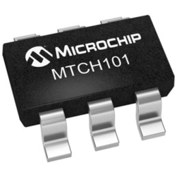 25 pcs - MTCH101-I/OT Microchip, Capacitive 2 V to 5.5 V 6-Pin SOT-23