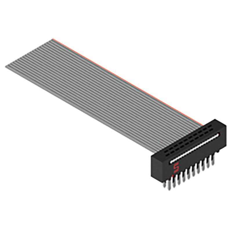 1 pcs - Samtec FFMD Series Flat Ribbon Cable, 1.27mm Pitch, 152.4mm Length, Tiger Eye IDC to Tiger Eye IDC