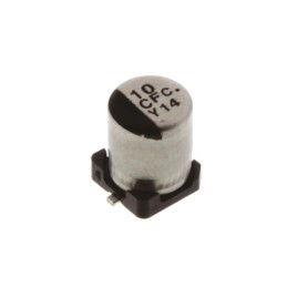 5 pcs - Panasonic 10μF Electrolytic Capacitor 16V dc, Surface Mount - EEEFC1C100R