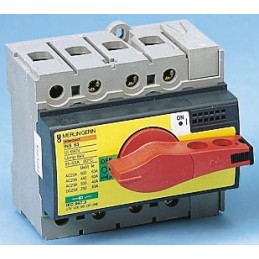 1 pcs - Schneider Electric 4P Pole Isolator Switch - 100A Maximum Current, 55kW Power Rating, IP40