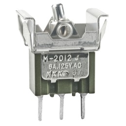 1 pcs - NKK Switches Toggle Switch, Panel Mount, On-(On), SPDT, Through Hole Terminal, 125V ac