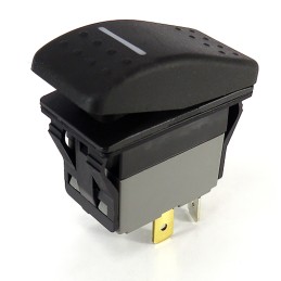 1 pcs - RS PRO SPDT, (On)-Off-(On) Rocker Switch Panel Mount