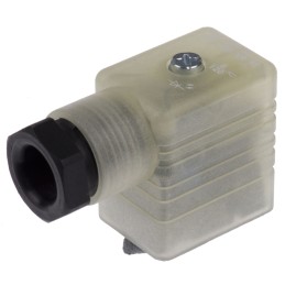 50 pcs - Hirschmann GML 2P+E DIN 43650 B, Female Solenoid Valve Connector, with Indicator Light, 120 V ac/dc Voltage