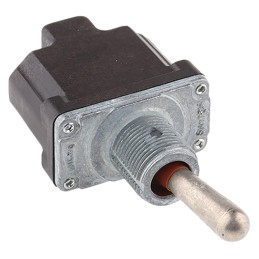1 pcs - Honeywell Toggle Switch, Panel Mount, On-Off-On, SPDT, Screw Terminal, 250 V ac, 277 V ac