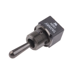 1 pcs - RS PRO Toggle Switch, PCB Mount, (On)-Off-(On), DPDT, Solder Terminal