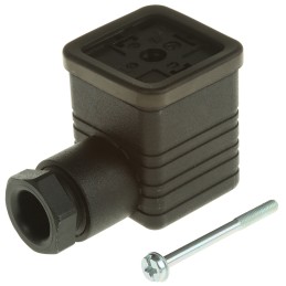 50 pcs - Hirschmann GDML 2P+E DIN 43650 A, Female Solenoid Valve Connector, 250 V Voltage