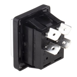 1 pcs - Arcolectric (Bulgin) Ltd DPST, On-Off Rocker Switch Panel Mount