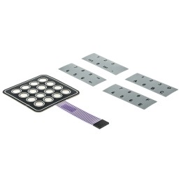 1 pcs - APEM 16 Key Membrane Keypad