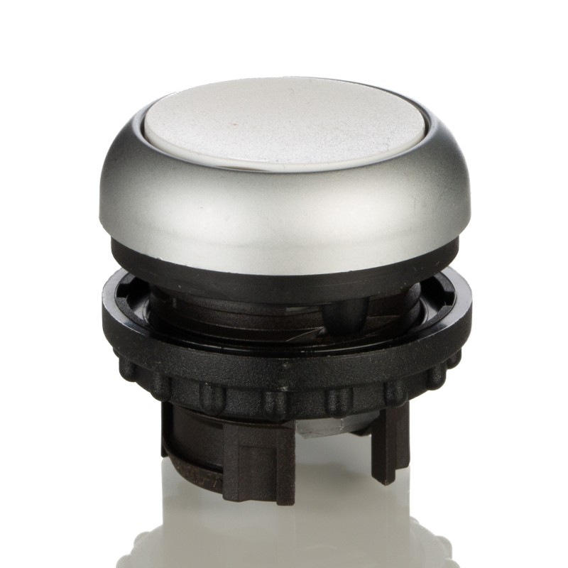 1 pcs - Eaton RMQ Titan M22 Series White Momentary Push Button, 22mm Cutout, IP67