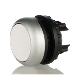 1 pcs - Eaton RMQ Titan M22 Series White Momentary Push Button, 22mm Cutout, IP67