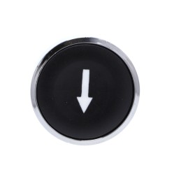 1 pcs - Schneider Electric Harmony XB4 Series Black Spring Return Push Button Head, 22mm Cutout, IP66, IP67, IP69K